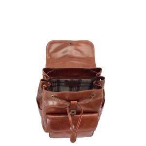 Borsa zaino in pelle donna Livorno